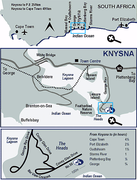 Headlands House Guest Lodge Map