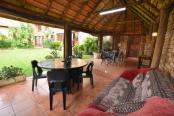 5/26 - Thatched barbeque area