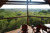 5/29 - Top balcony view over Croc River